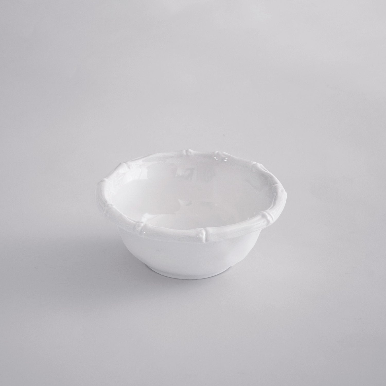 VIDA Bamboo Small Dip Bowl in White Melamine