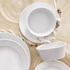 Pillivuyt Eventail Bowl 6" Set of 4 Salad Soup Cereal White Porcelain