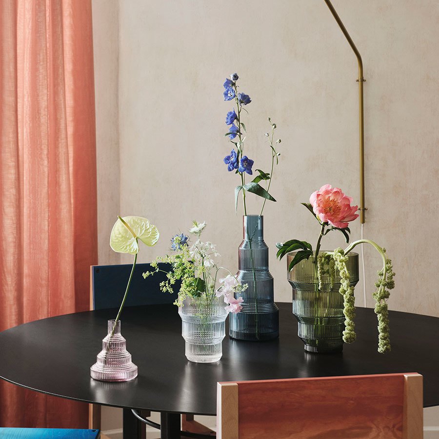 Kosta Boda Pavilion Small Vase | Light Pink