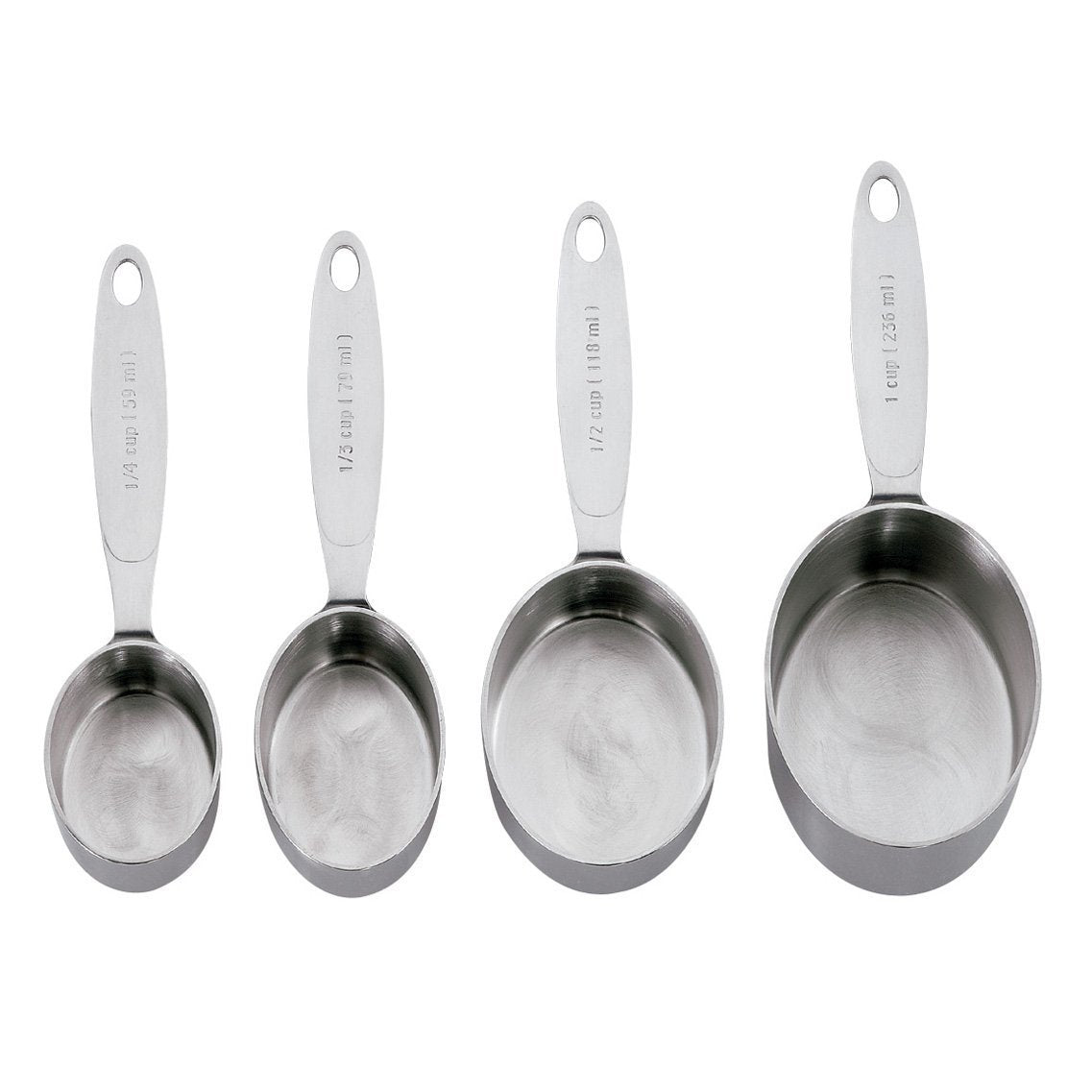 Cuisipro Measuring Cups in Stainless Steel