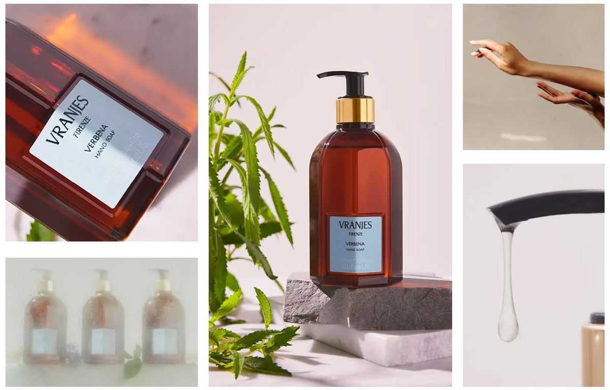 Dr. Vranjes Verbena hand soap 410ml glass pump bottle