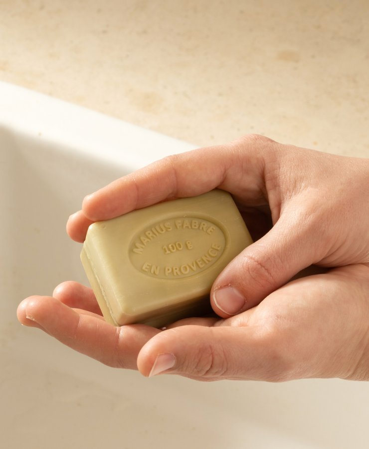 Marius Fabre Scented Soap Bar Set of 3 (3 x 100g ) No-Coloring Natural Ingredients, Certified Palm Oil Free, Honey