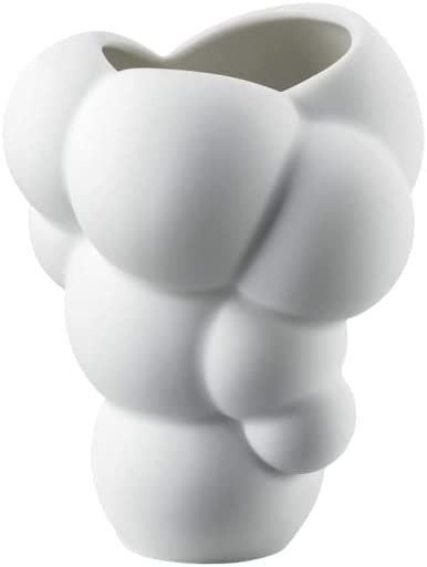 Rosenthal Skum Vase Porcelain White Mat 3.9"h