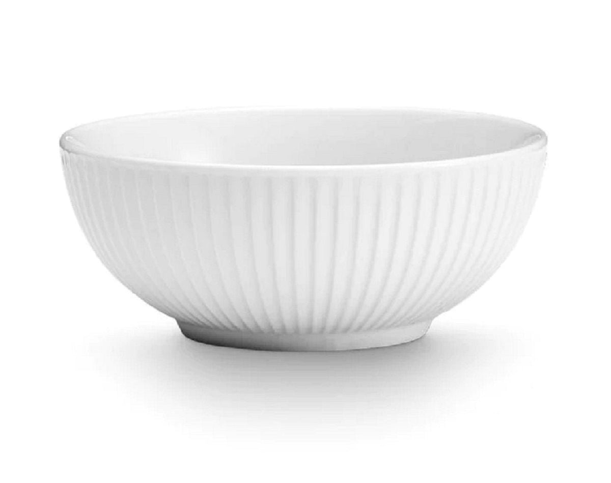 Pillivuyt Plisse White Porcelain Cereal Bowl White | 6"D