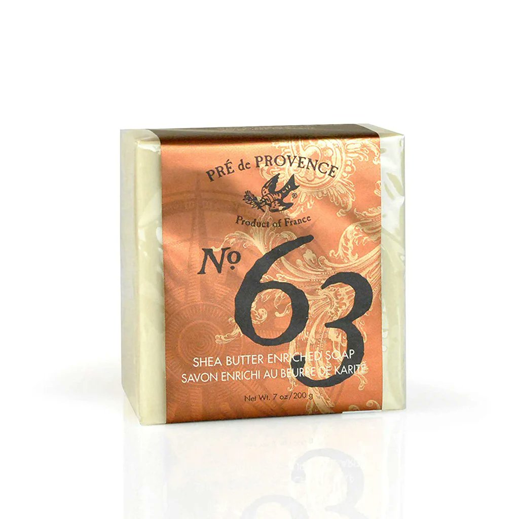 Pre de Provence No. 63 Soap Bar, cedarwood and plum fragrance