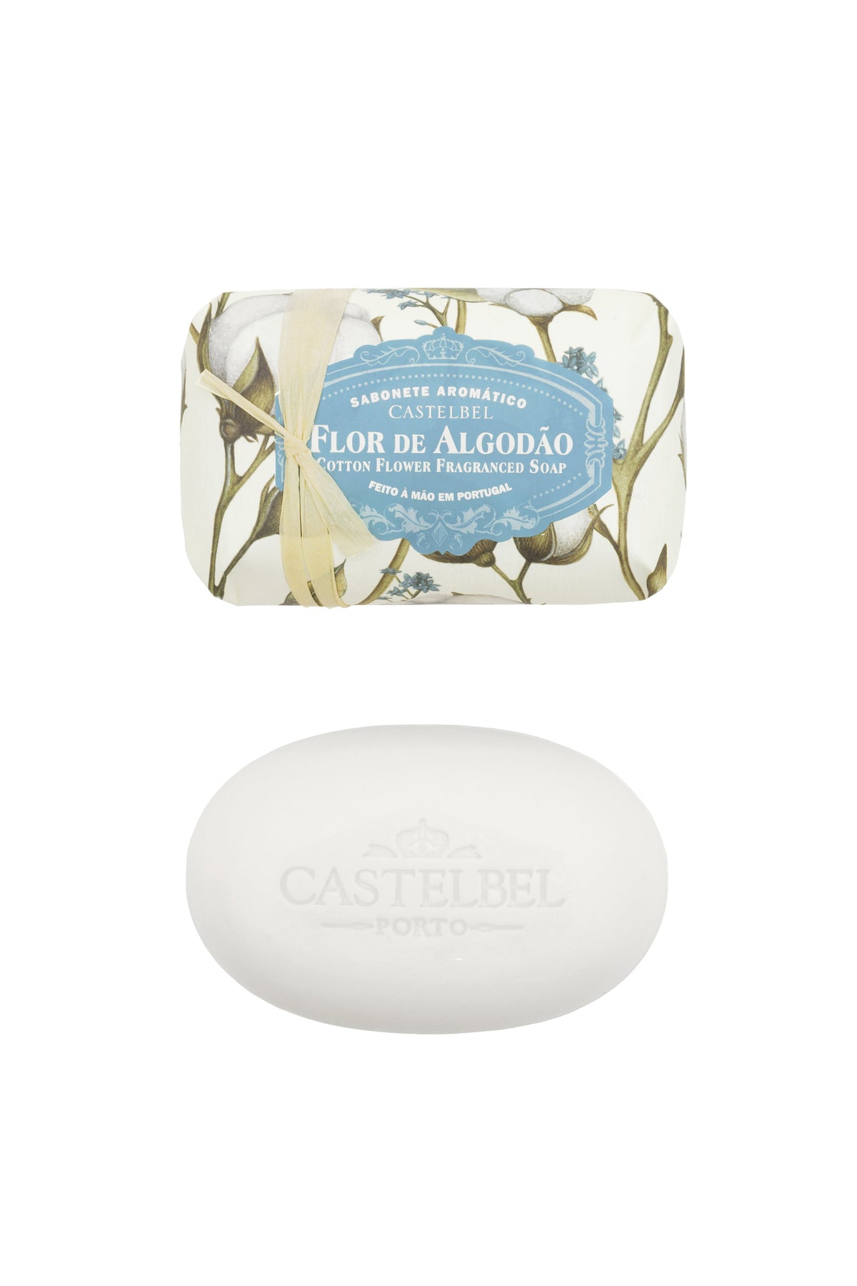 Castelbel Cotton Flower Gift-Set 250ml Diffuser - 60g Hand-Cream 150g Soap Bar