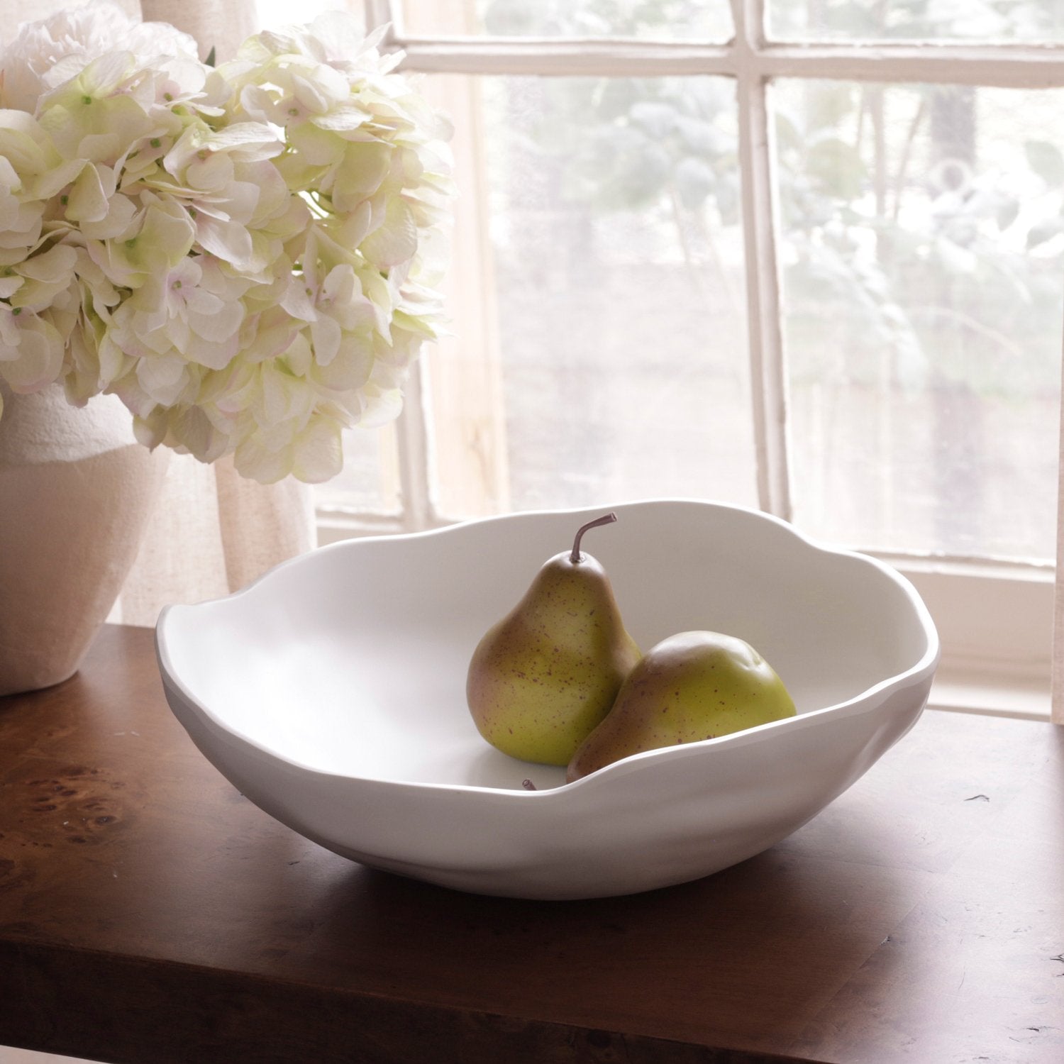 VIDA Nube Melamine Large Bowl in White Melamine | 13"