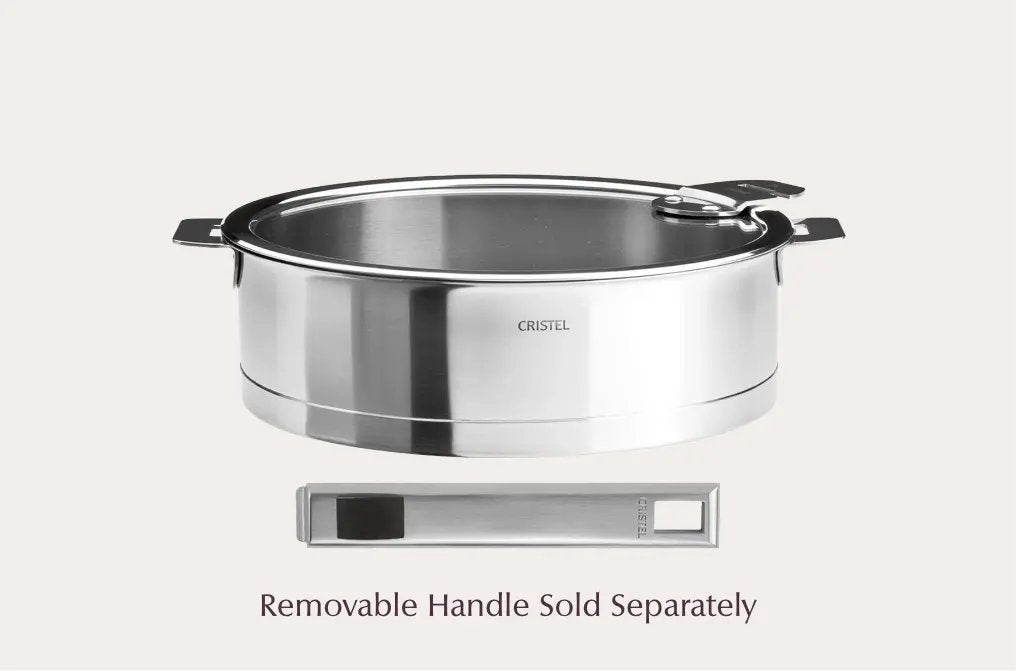 Cristel Strate Stainless Steel Saute Pan XL | 5.5 Quart