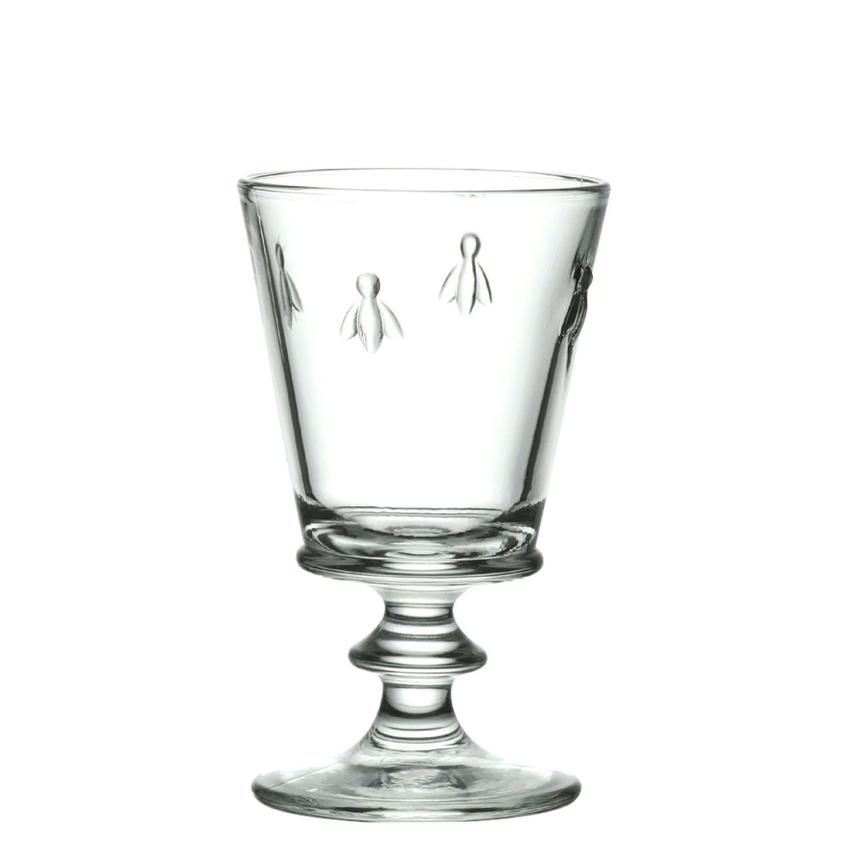 La Rochère Bee wine glasses embossed glass set of 4