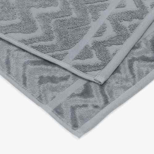 Missoni Rex 32 Towels Cotton Zigzag Pattern Grey