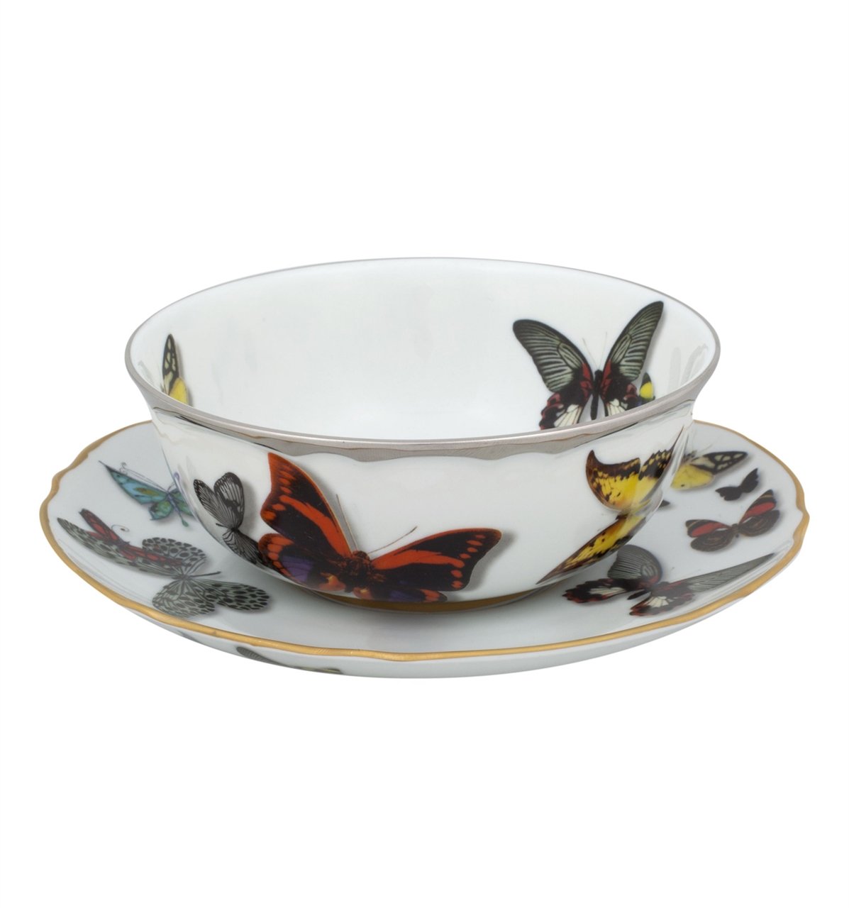 Christian Lacroix Butterfly Parade Consomme Cup & Saucer