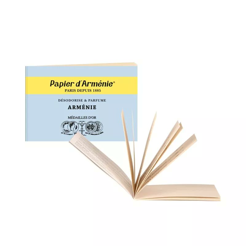 Papier d'Arménie French Incense Burning Papers – Set of 5 Booklets | 12 Sheets Each