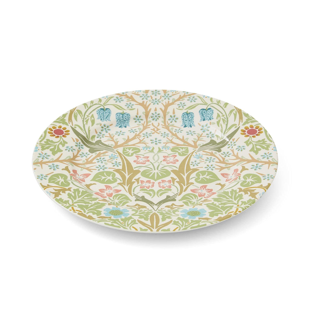 Morris & Co. Dessert Plates | Set of 4 | 8-Inch Round Plates for Dessert, Appetizers, and Dinner | Made of Fine Porcelain | Dishwasher and Microwave Safe