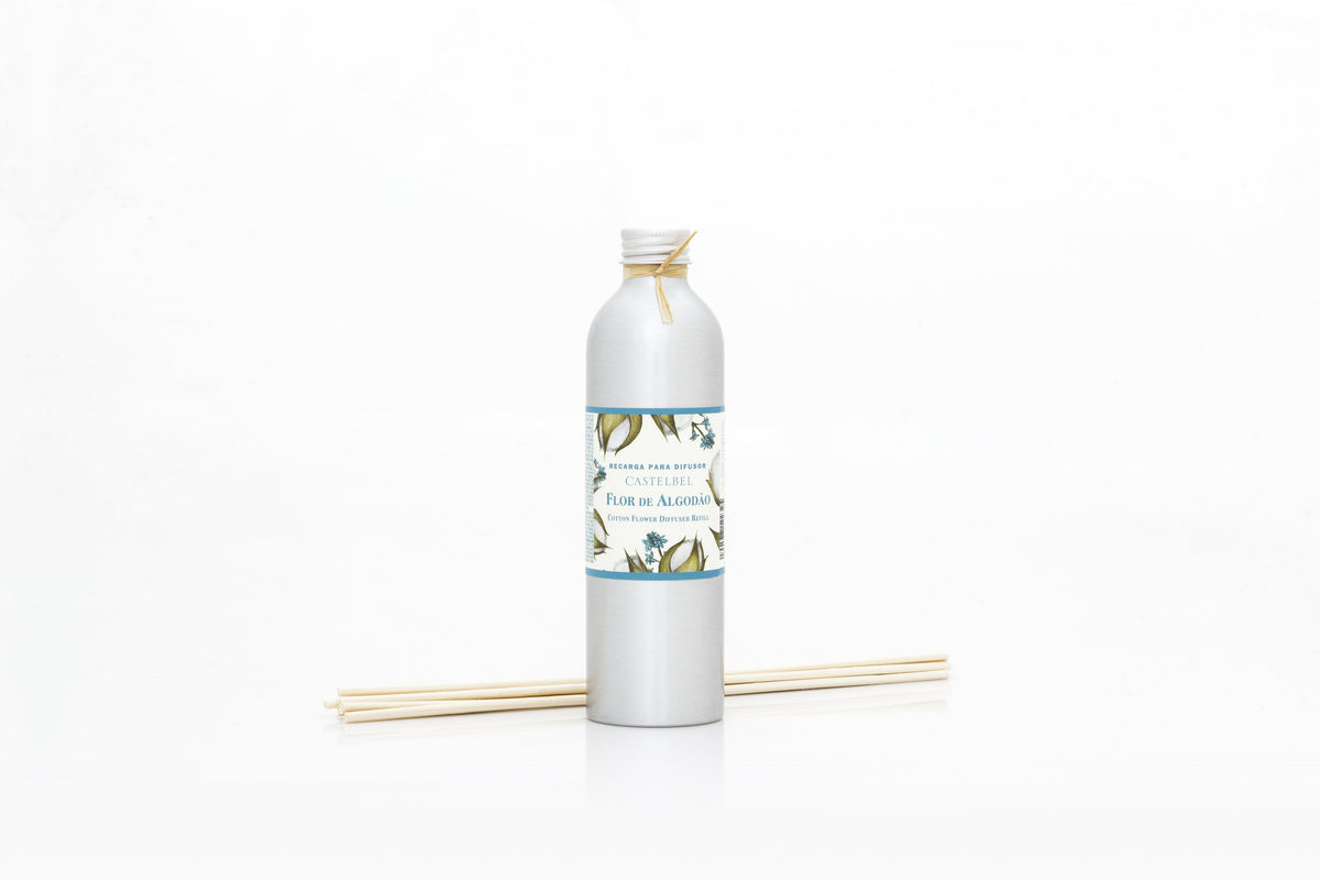 Castelbel Cotton Flower Diffuser Refill 250ml Floral Fragrance