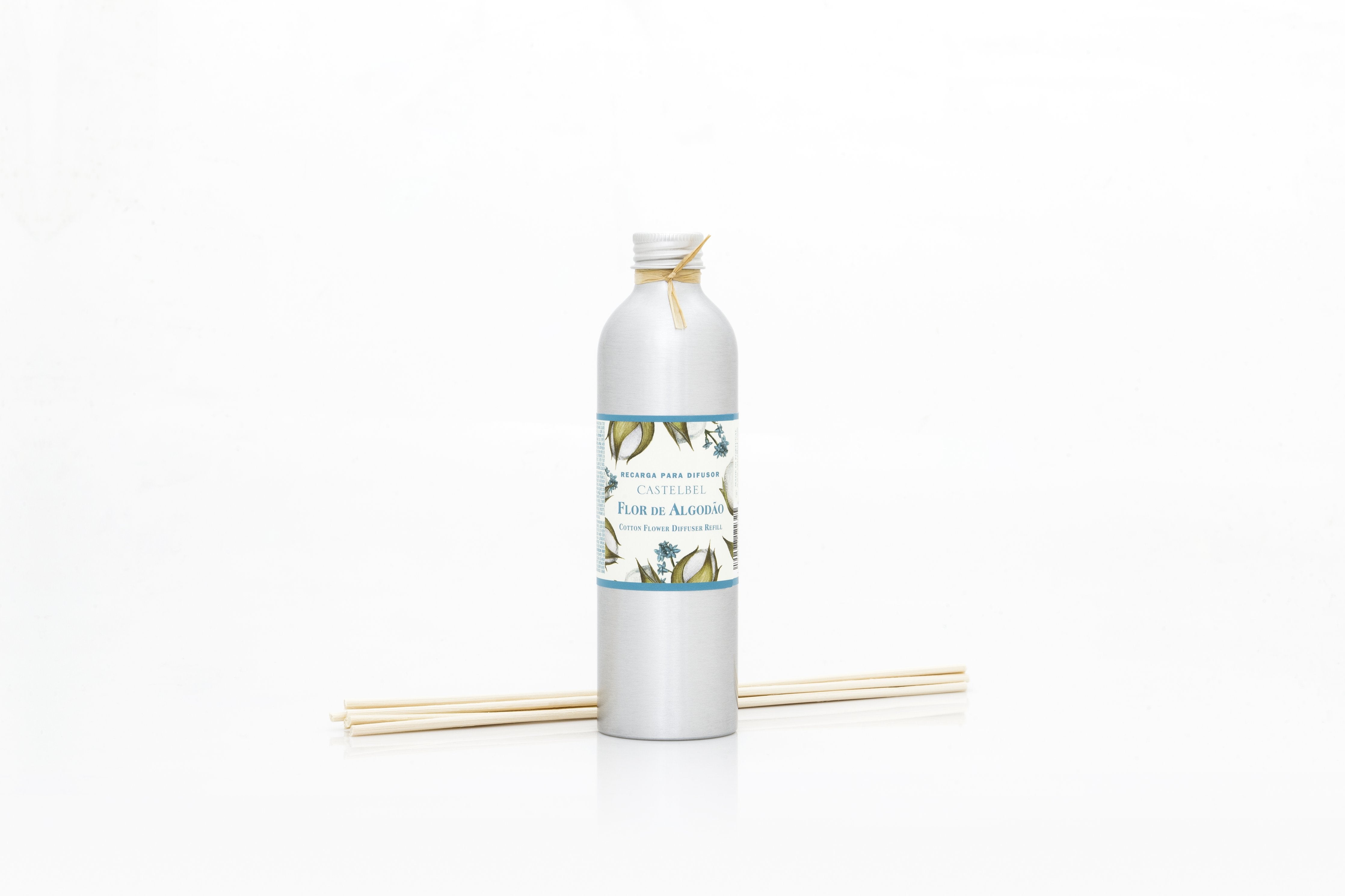 Castelbel Cotton Flower Reed Diffuser Refill 250 mL Portugal