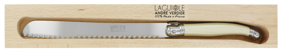 Andre Verdier Laguiole Debutant Bread Knife | Ivory Handle