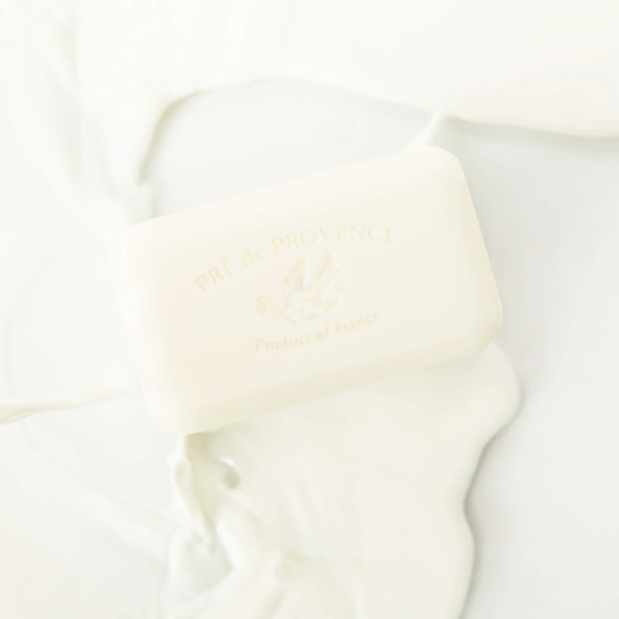 Pre de Provence Milk display box open showing quad-milled soap bars
