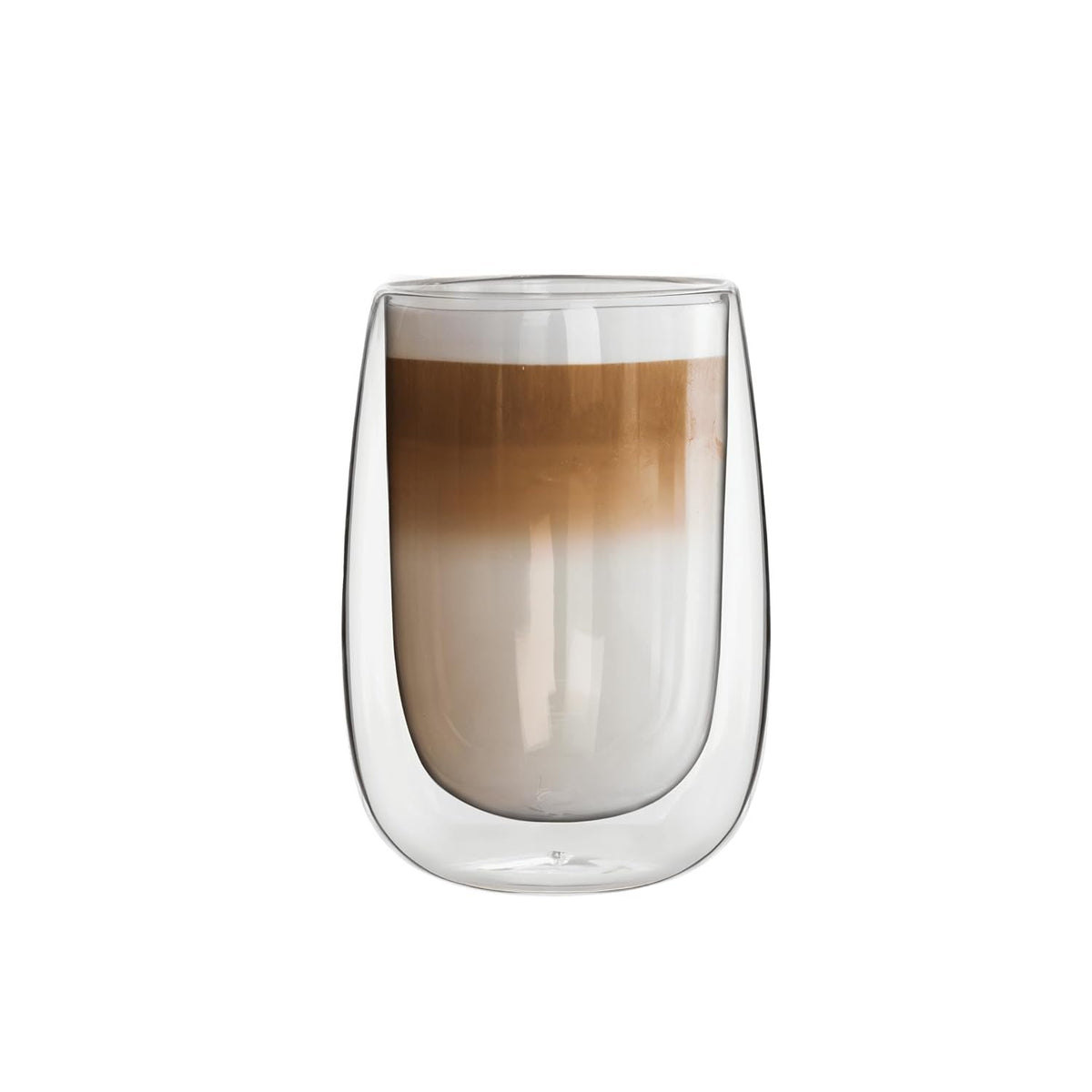 Bialetti Verona 8.4 oz double wall cup styled with cappuccino
