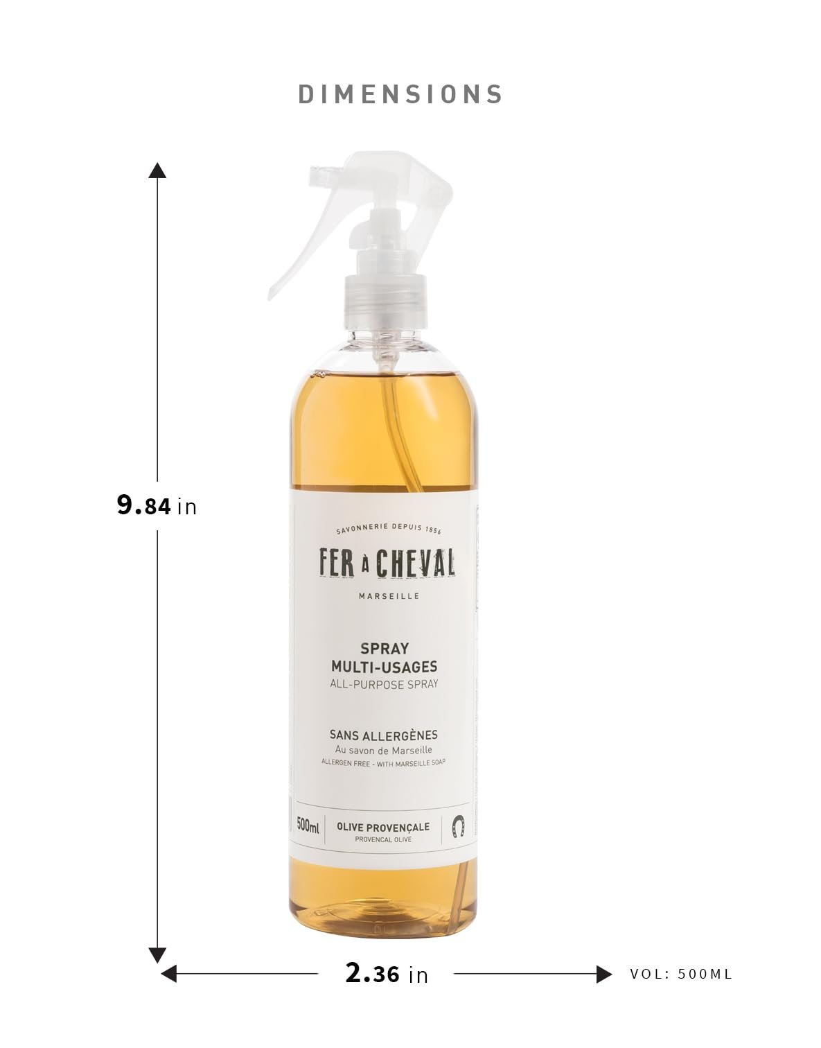 Versatile Marseille All Purpose Spray Cleaner | Provençal Olive Scent