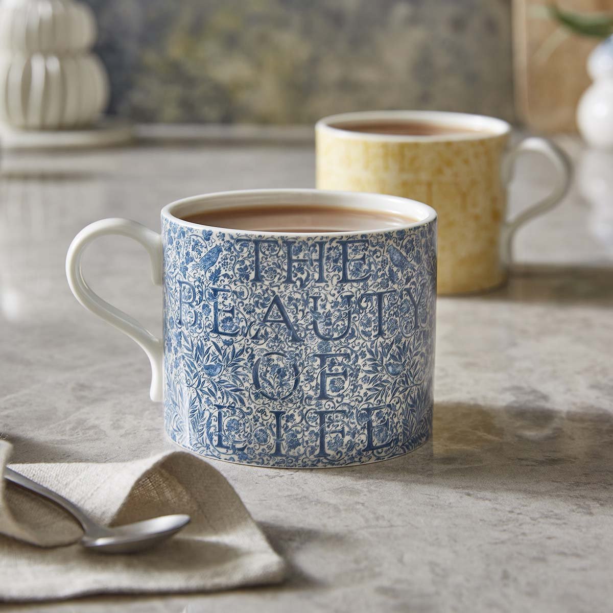 Morris & Co. Large Mugs Set of 2 | The Beauty of Life