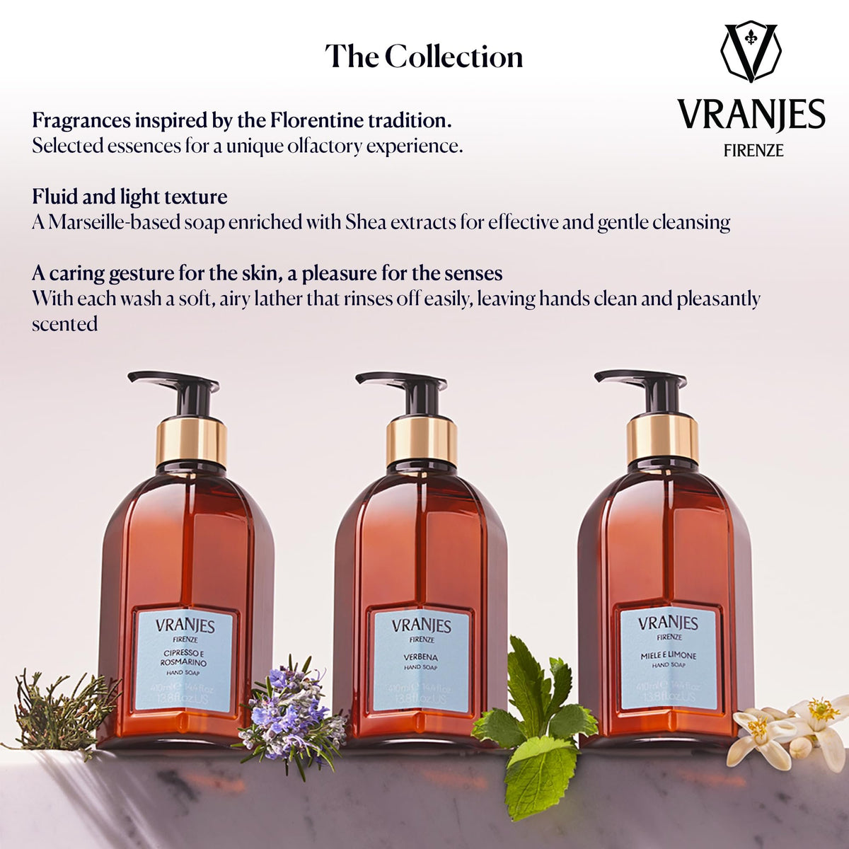 Luxury verbena hand wash with green tea Dr. Vranjes