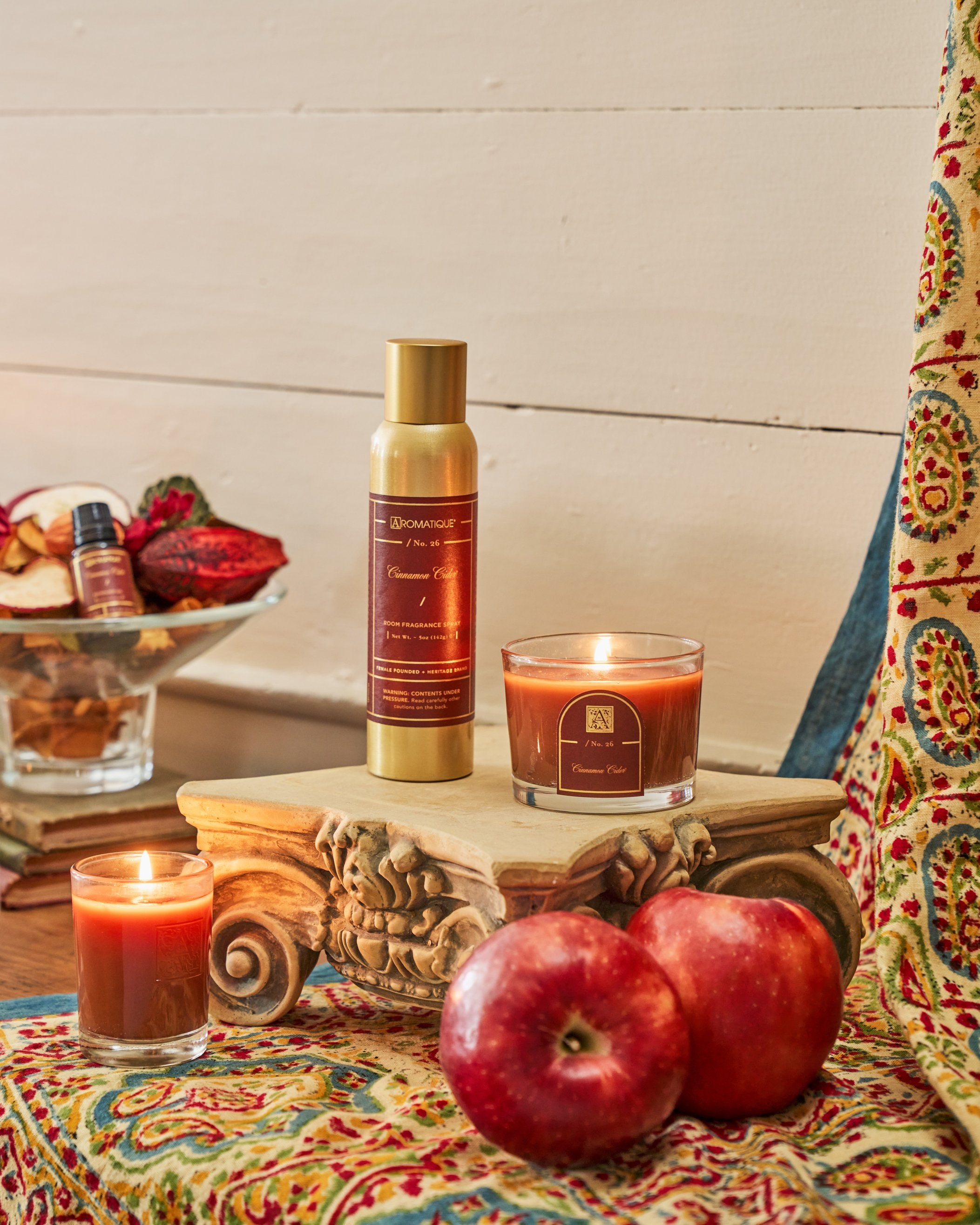 Aromatique Fall Candle | Cinnamon Cider Scent