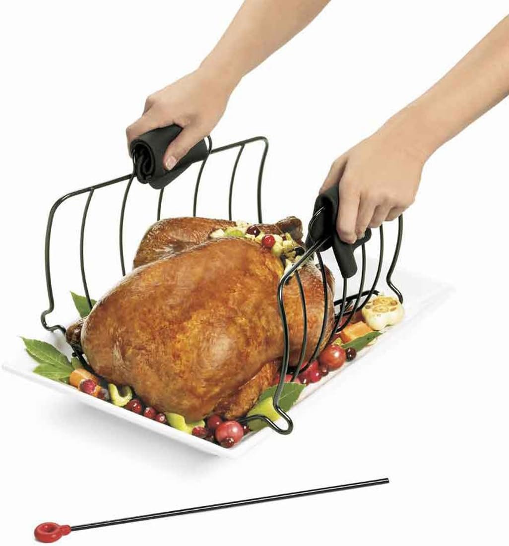 Cuisipro 746780 Roasting Rack, 16 IN, Stainless Steel