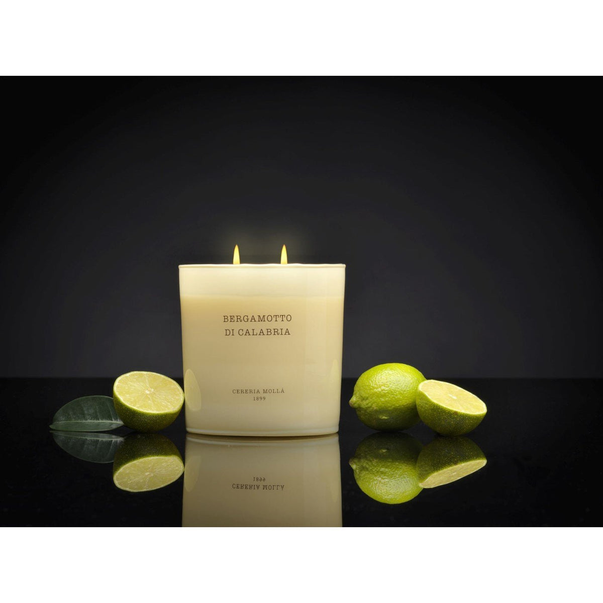 Cereria Molla Bergamotto Di Calabria Scented Candle 3 Wick | 21oz, Luxury Candle Home Fragrance