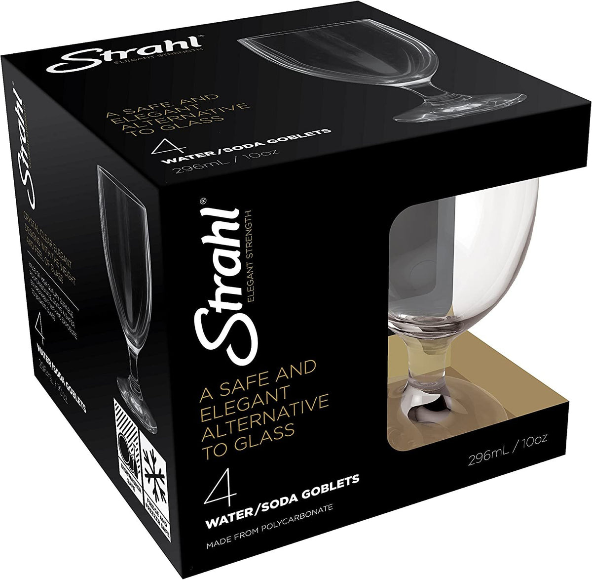 Strahl Water & Wine Goblet Gift Set | Set of 4