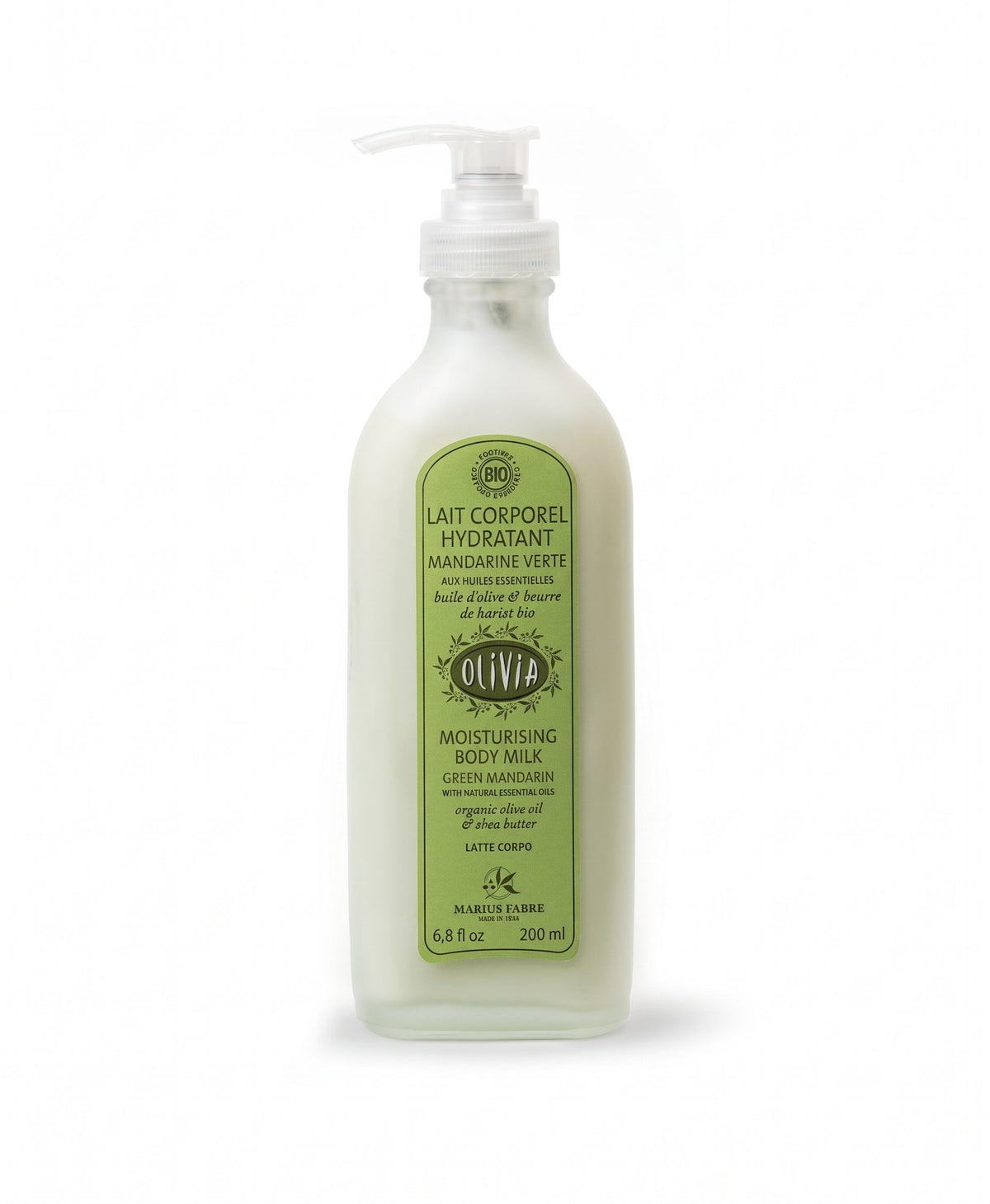 Marius Fabre Olivia Organic Olive Oil Body Lotion 230ml Mandarin