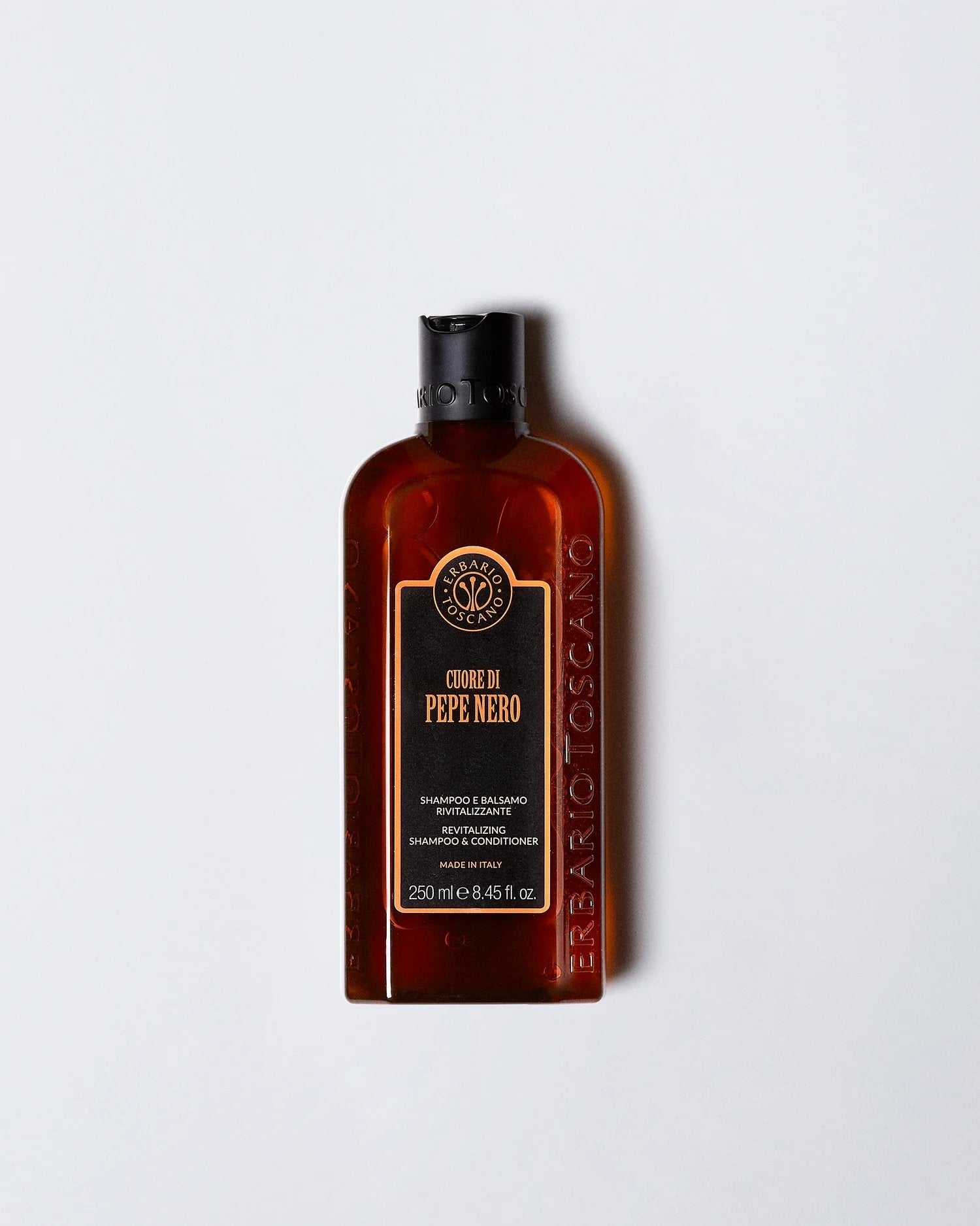 Erbario Toscano Cuore di Pepe Nero Shampoo & Conditioner – Revitalizing Hair Care 250ml