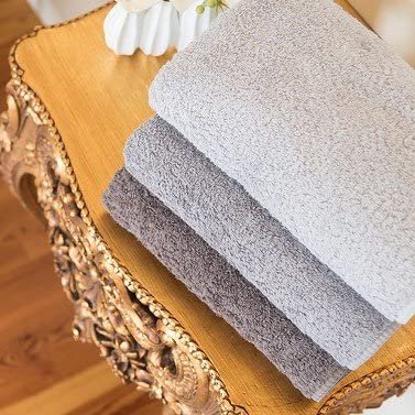 Graccioza Long Double Loop Towel Collection | Silver