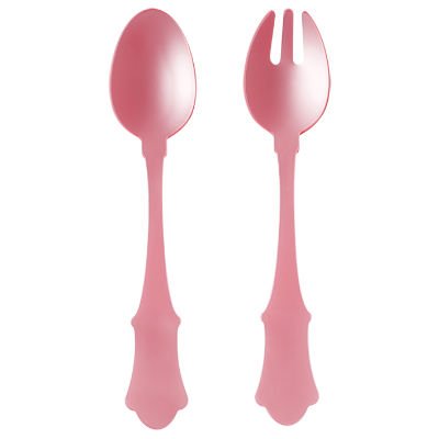 Sabre Paris Salad Server 2-Piece Set (Acrylic) "Honorine" Tableware Simple and Elegant Colorful Timelss Serving, Dishwasher Safe