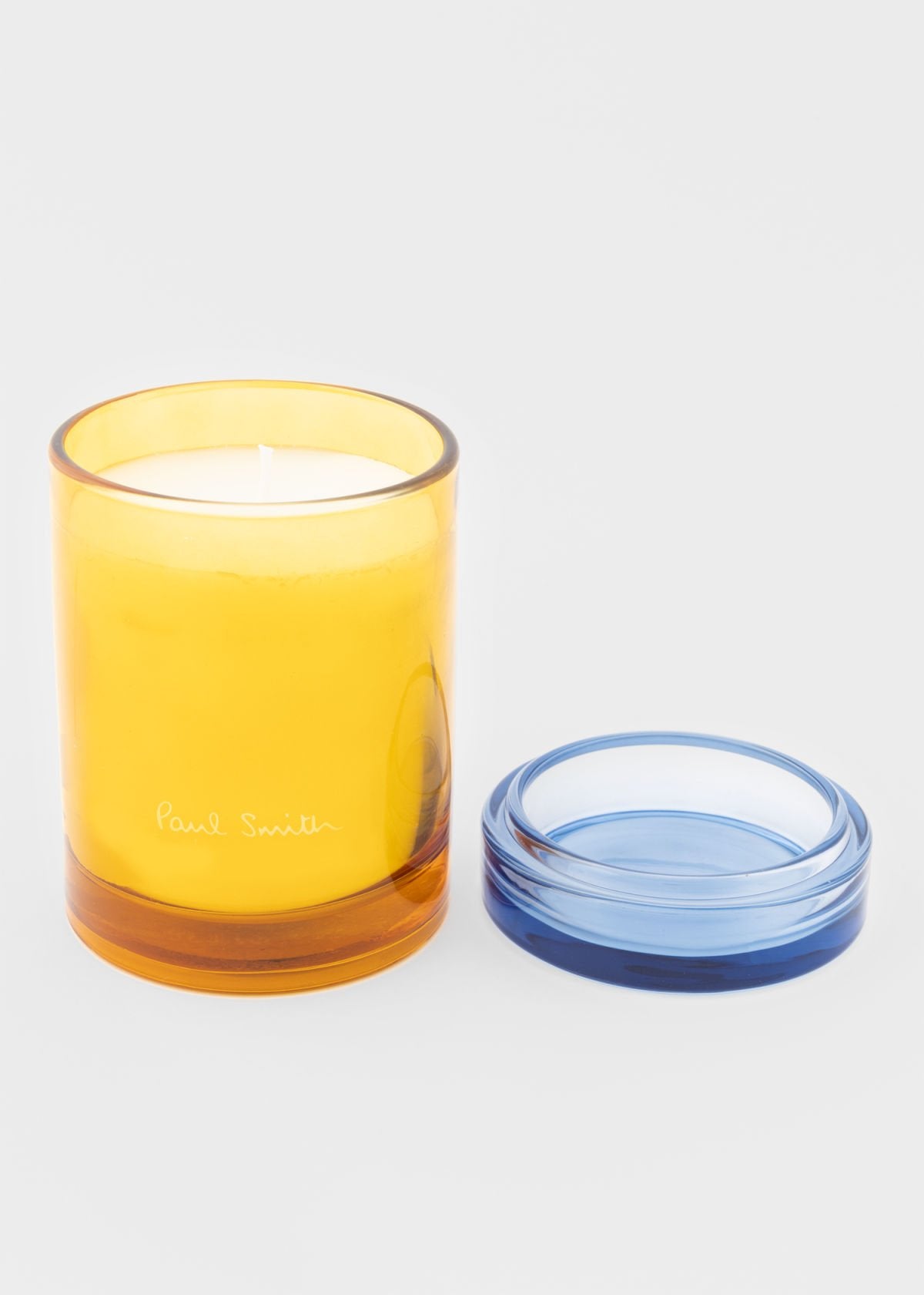 Paul Smith Scented Candle | Day Dreamer Fragrance | Color Glass Vessel | Verbena, Clary Sage, Lavender, Hay