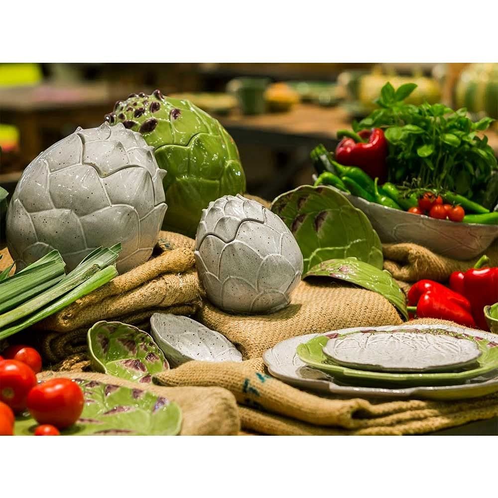Bordallo Pinheiro Artichoke Bowl, Green