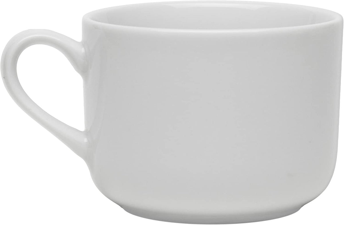 Pillivuyt Sancerre White Porcelain Breakfast Cup | 10oz.