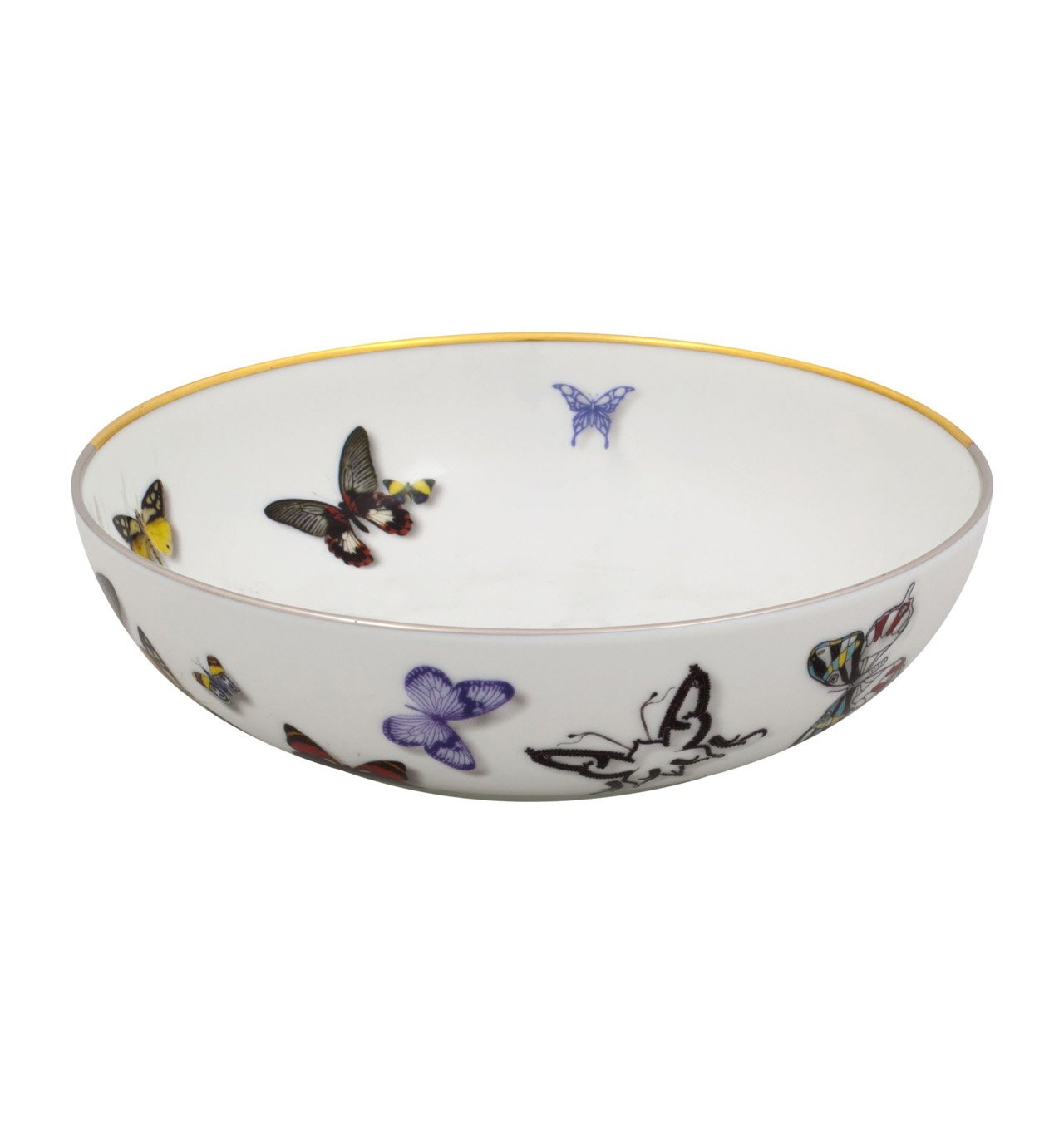 Christian Lacroix Butterfly Parade Porcelain Cereal Bowls (18 oz) | Set of 4