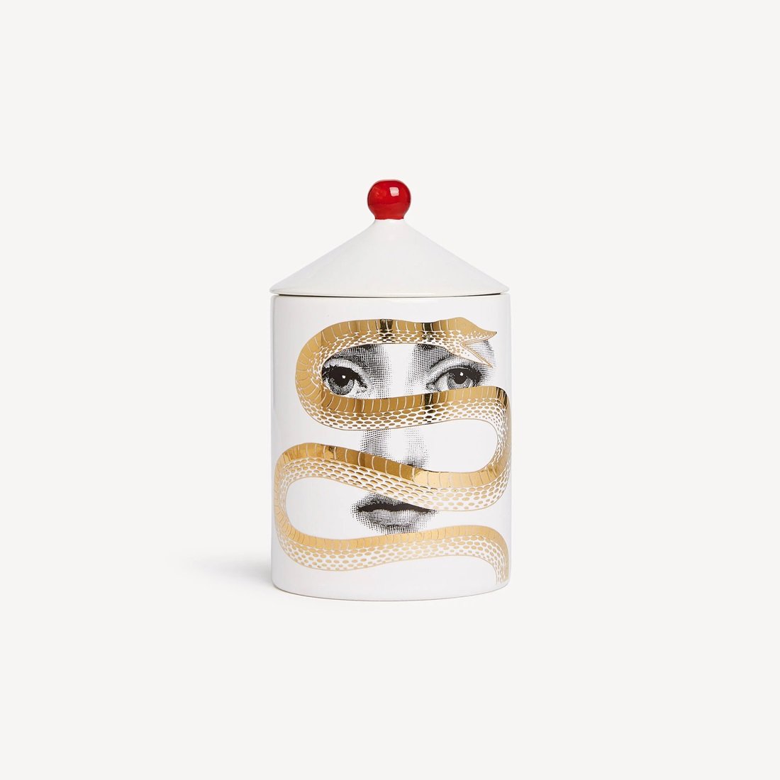 Fornasetti Scented Candle Peccato Originale Frutto Prohibito Graphic Design