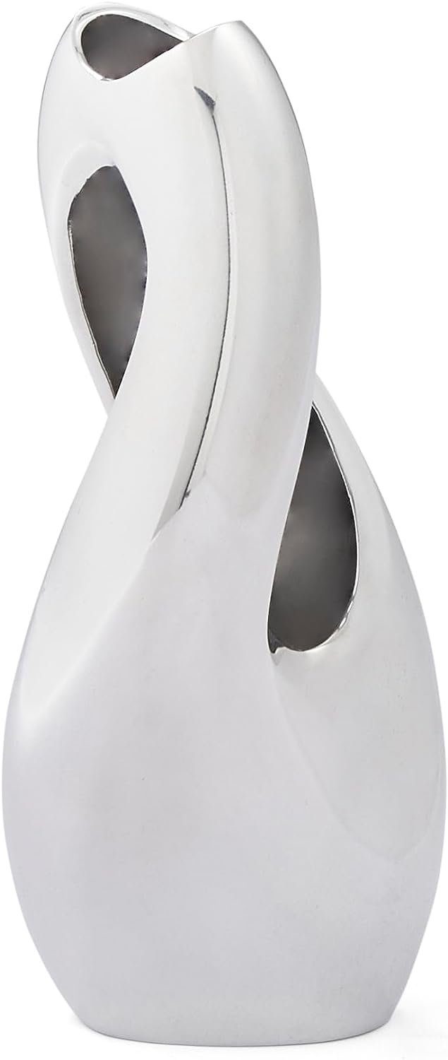 Nambe Pebble Twist Bud Vase - Thumbnail 2