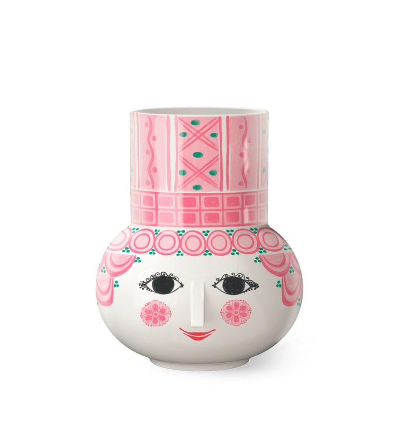 Bjørn Wiinblad Olga Pink Porcelain Vase