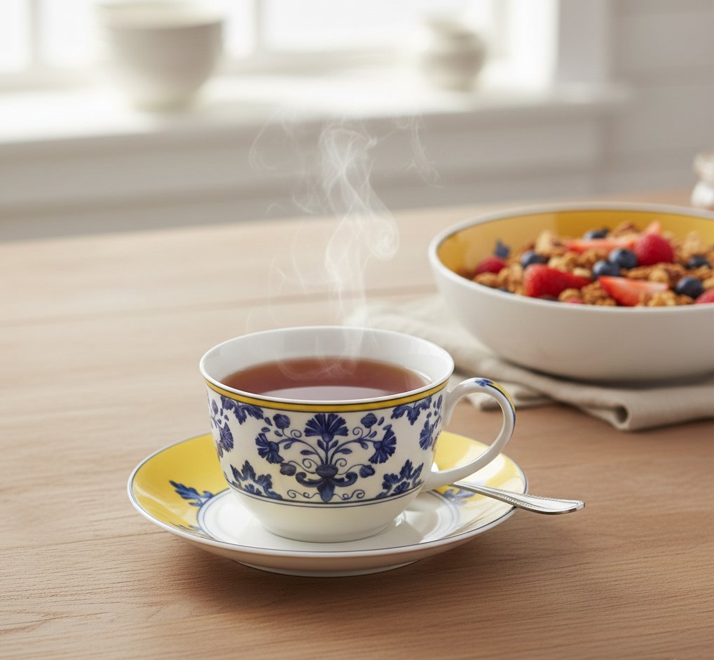 Castelo Branco Breakfast Cup & Saucer