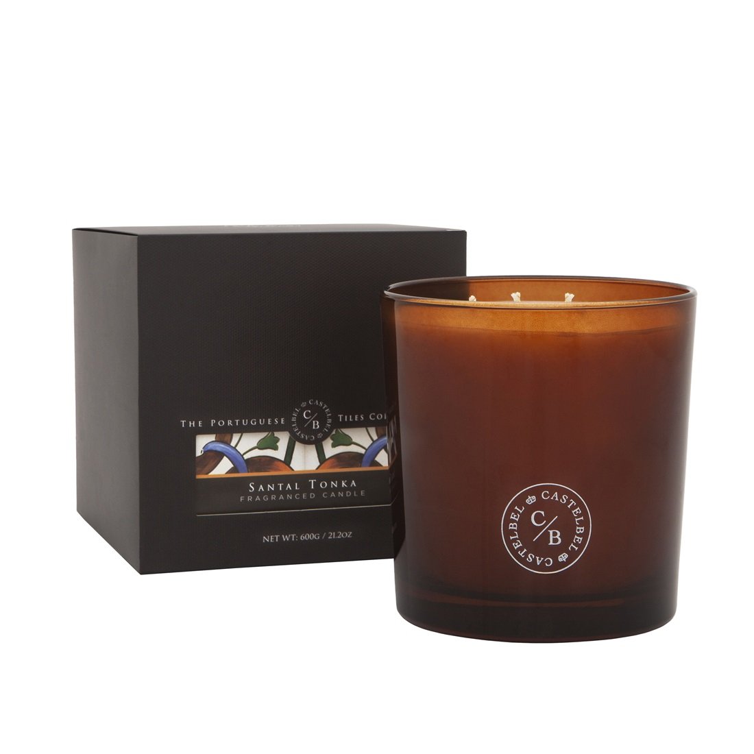 Castelbel 3-Wick Santal Tonka Candle