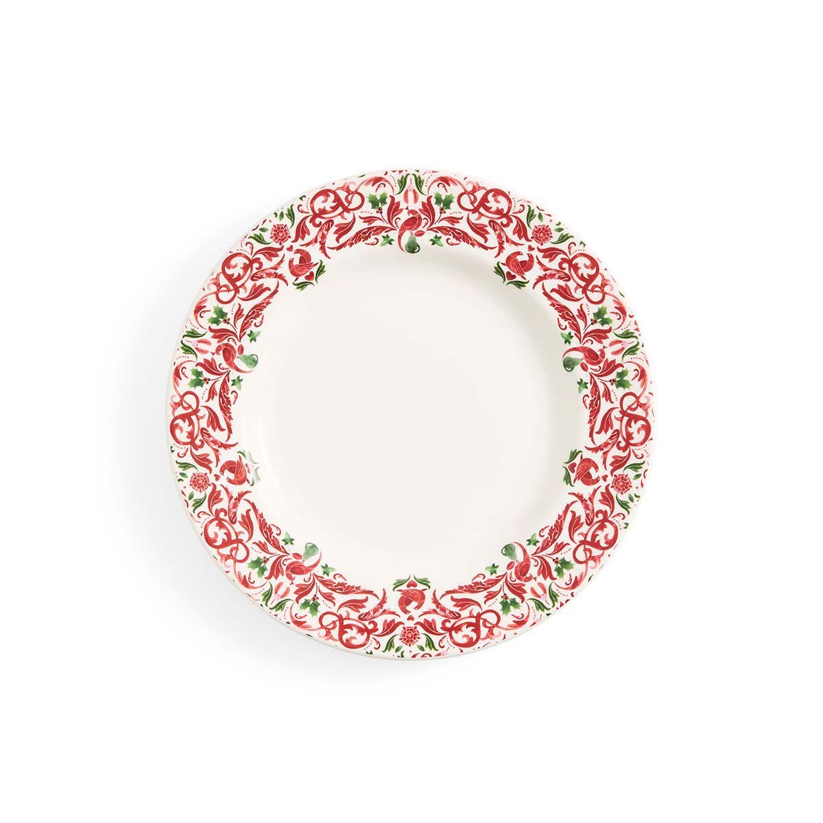 Spode Christmas Tree Yuletide Dinner Plate, Set of 4 - Festive Dining