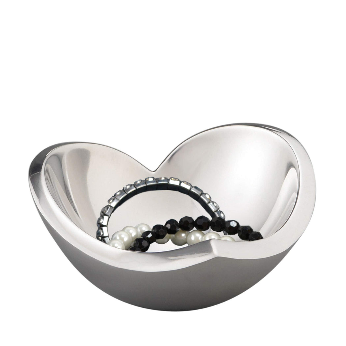 Nambe Mini Alloy Decorative Love Bowl