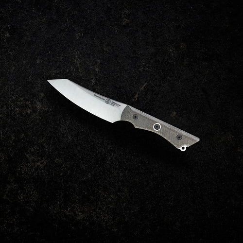 Messermeister Overland Chef 4.5 Inch Utility Knife | Nitro Cobalt Steel, Canvas Micarta Handle & Hidden Bottle Opener