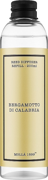 Cereria Molla Refill for Luxury Reed Diffuser Bergamotto Di Calabria | 200ml