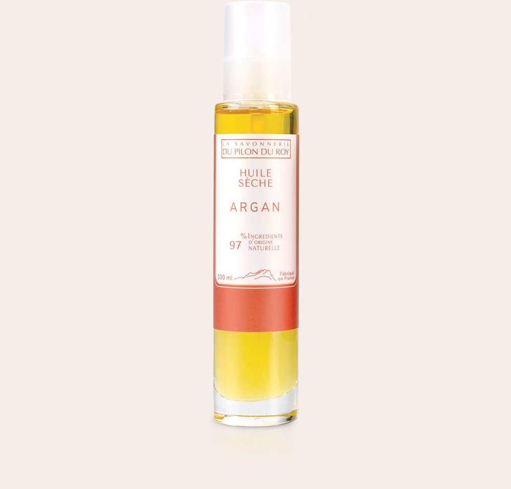 Pure Organic Argan Dry Oil for Hair, Body & Face (Non-Greasy)