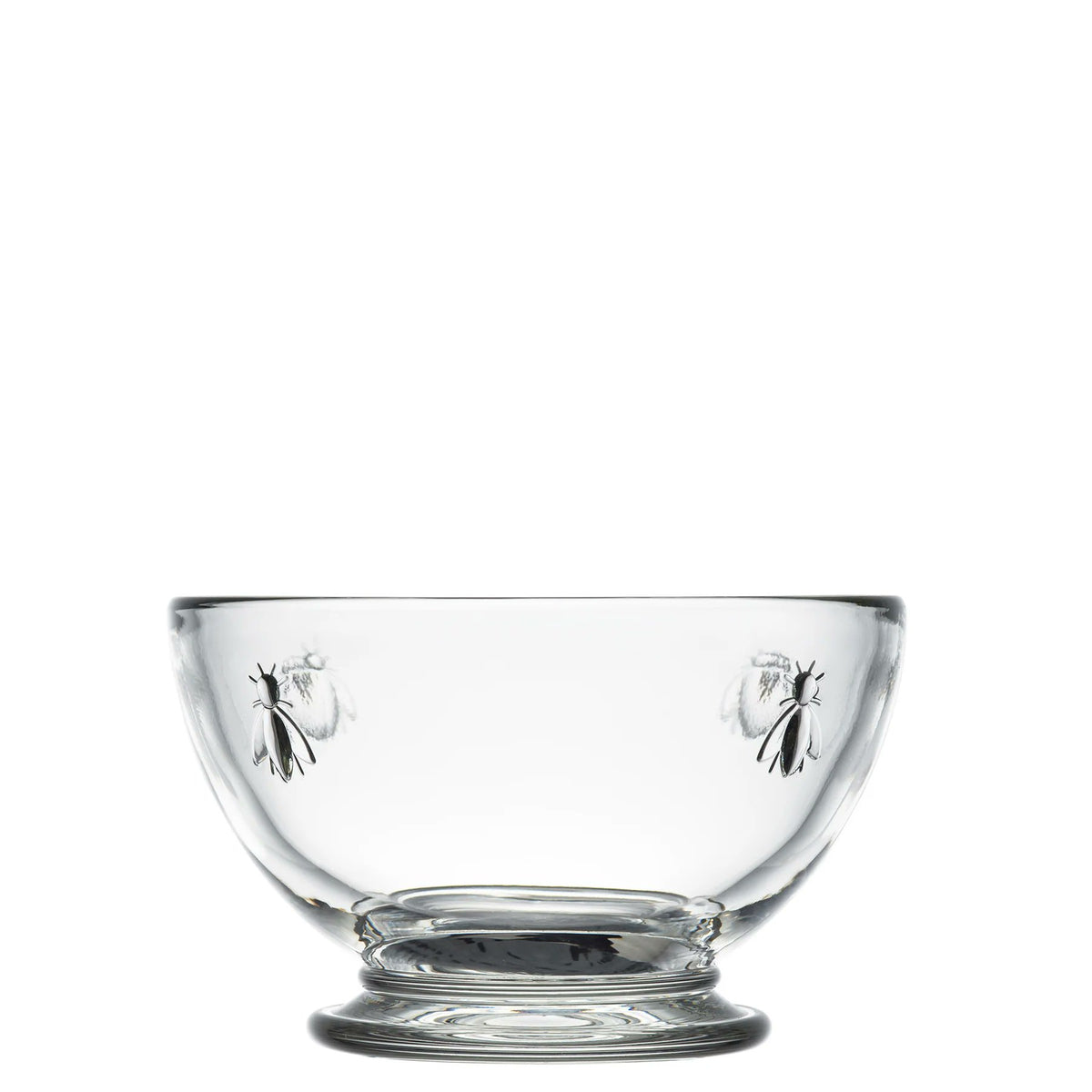 La Rochère Bee mini bowls embossed glass set of 6