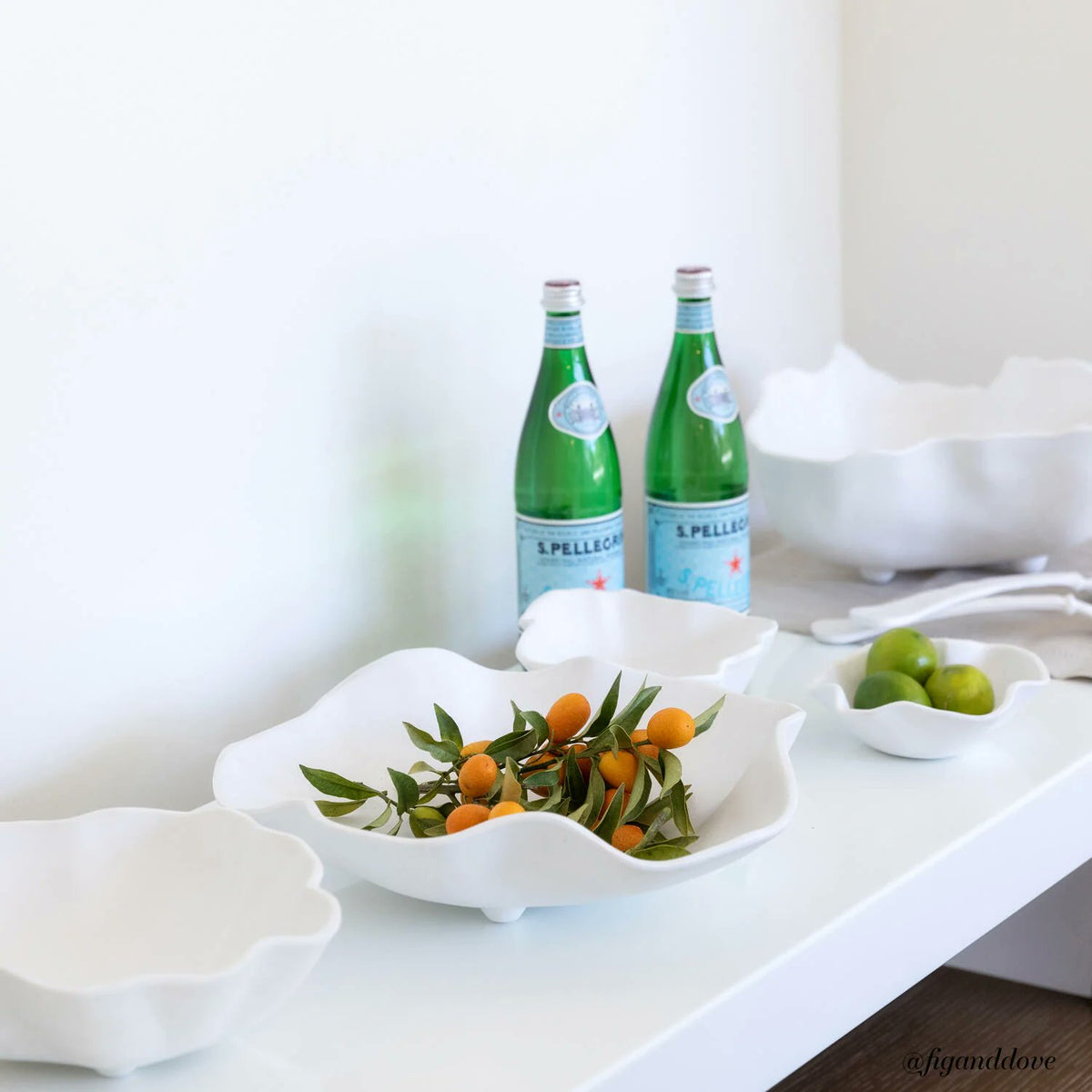 VIDA Nube White Small Bowl Beatriz Ball Serving Bowl