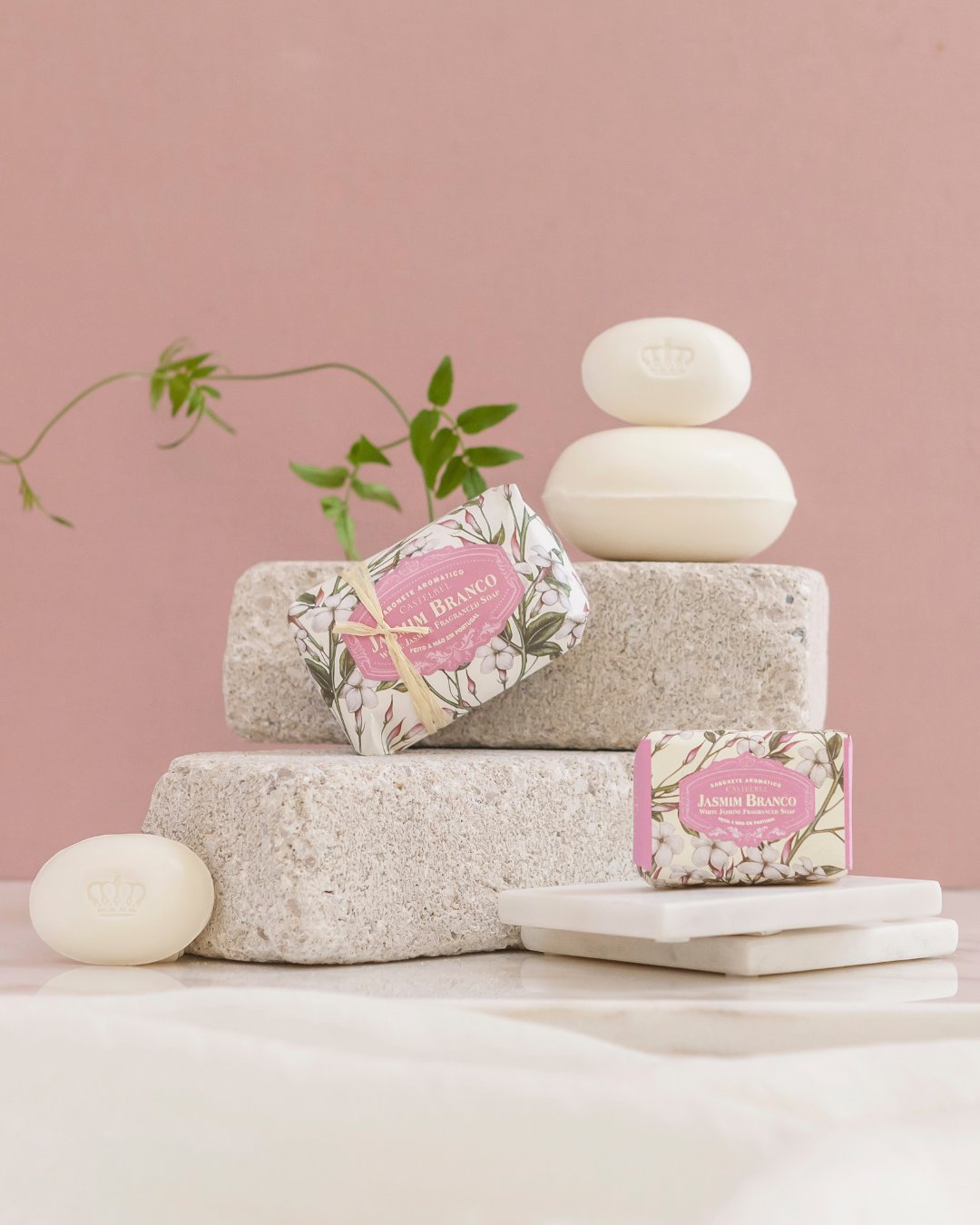 Castelbel White Jasmine Hand-Wrapped Soap Gift Set